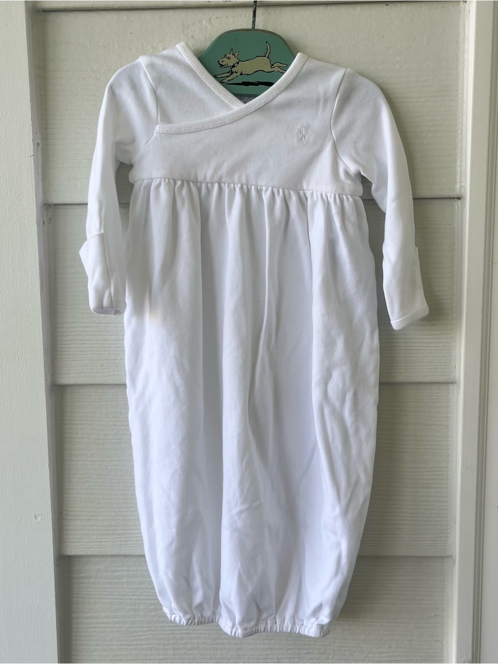 Polo by Ralph Lauren White Long-Sleeve Infant Sleep Sack 6mos.